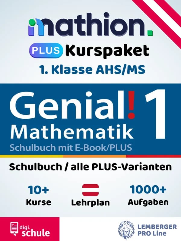 Produktcover: Mathion PLUS Kurspaket zu Genial! Mathematik 1